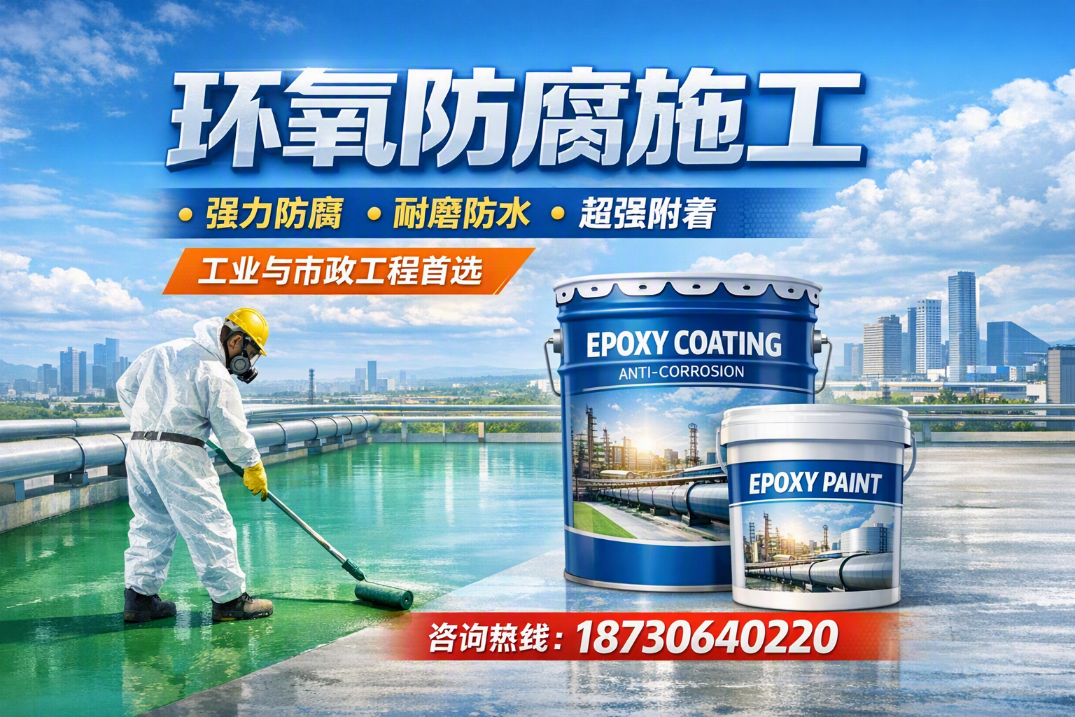 在 鹤壁 进行环氧防腐施工的注意事项